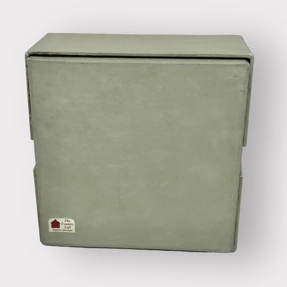 Christmas Cat Ornament Rocking Horse & resin Printed Box The Country Loft - Picture 4 of 8